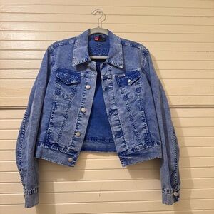 Diesel Y2K Acid Wash Denim Jacket